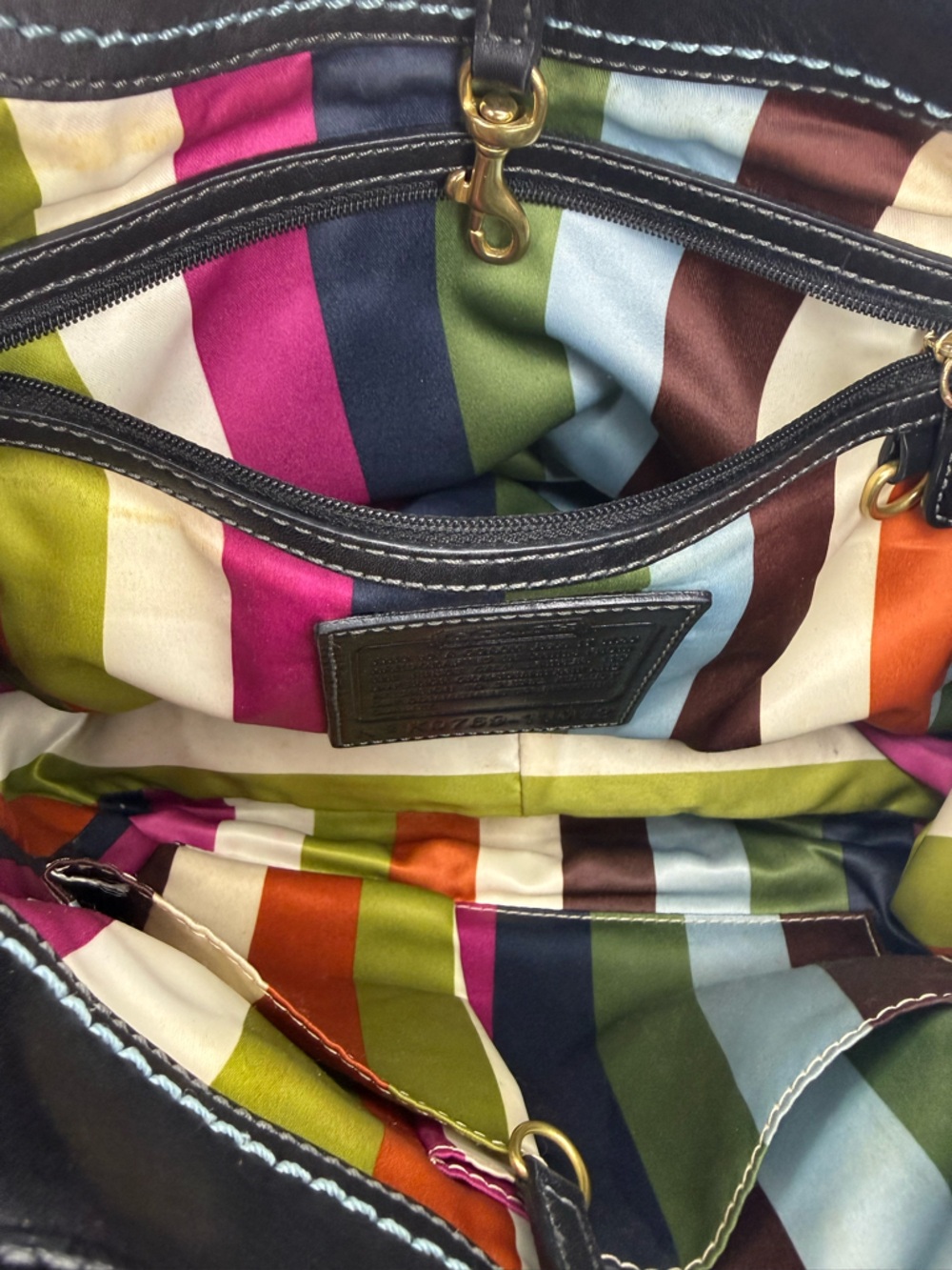 COACH Ergo Legacy Black Patent Leather  65th Anniversary Hobo Bag 11012 - Picture 11 of 16